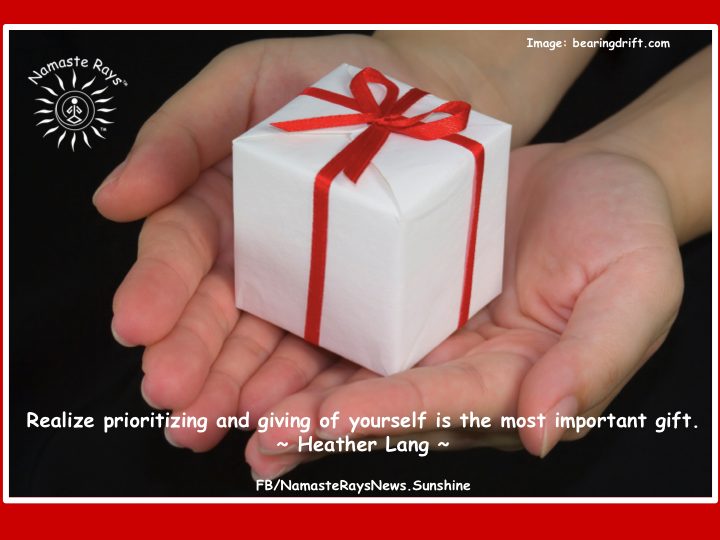 Giving of yourself