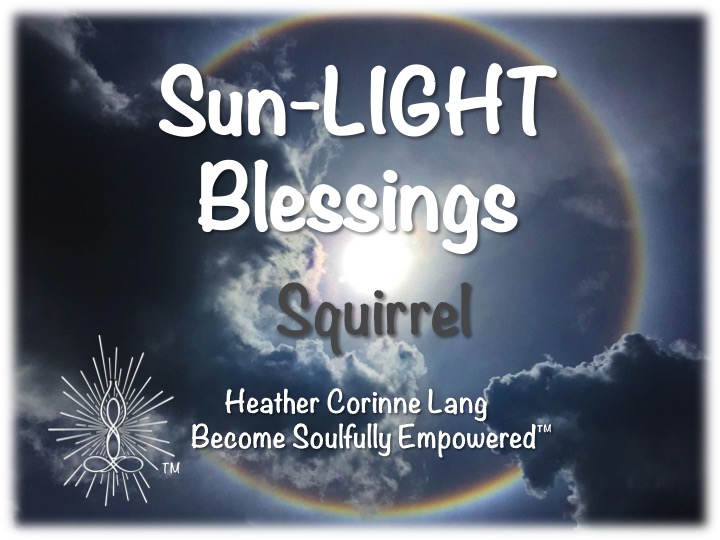 Sun-LIGHT Blessings ~ Squirrel